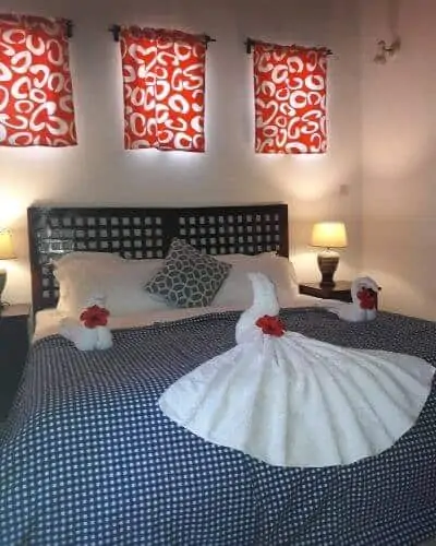 冈比亚木槿花屋的一间卧室