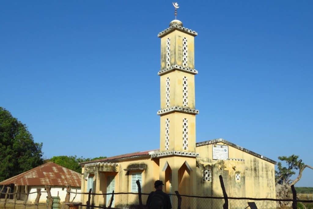 几内亚比绍Varela村的一座清真寺